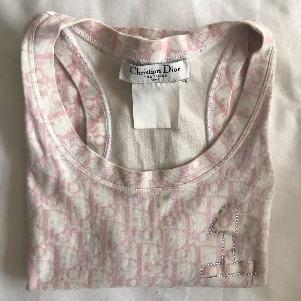 Vintage Christian Dior Monogram Tank Top Number1